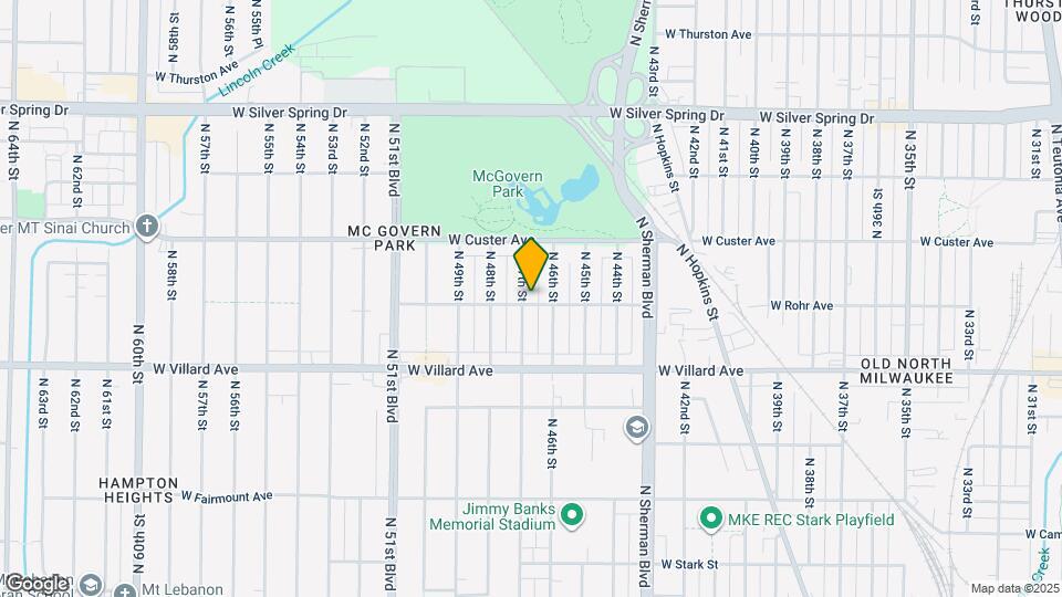 5302 N 47th St Map and Location Details