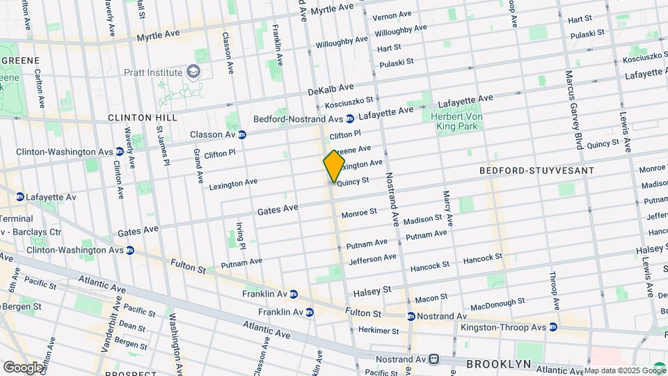 1091-1093 Bedford Ave Map and Location Details