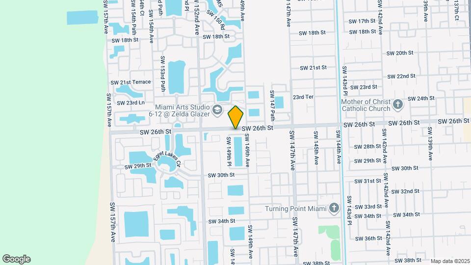 14941 SW 26th Terrace Map and Location Details