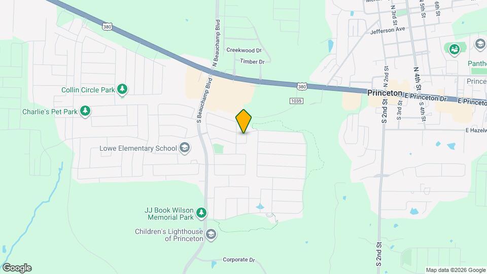 414 Sweetshade Ln Map and Location Details