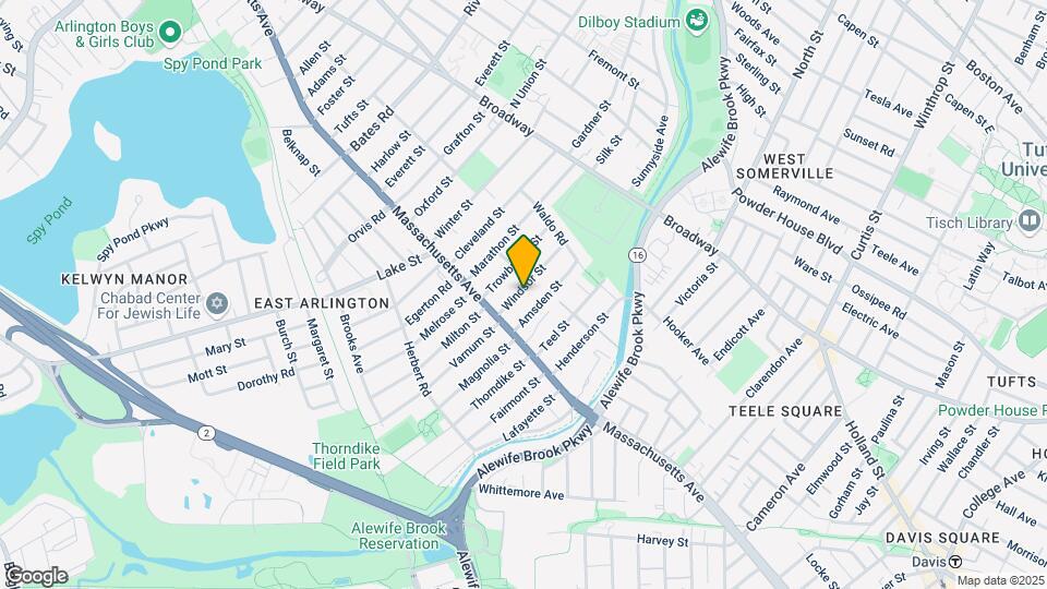 23 Windsor St, Unit 25 Map and Location Details
