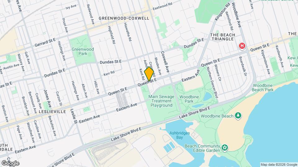 1529 Queen St E Map and Location Details