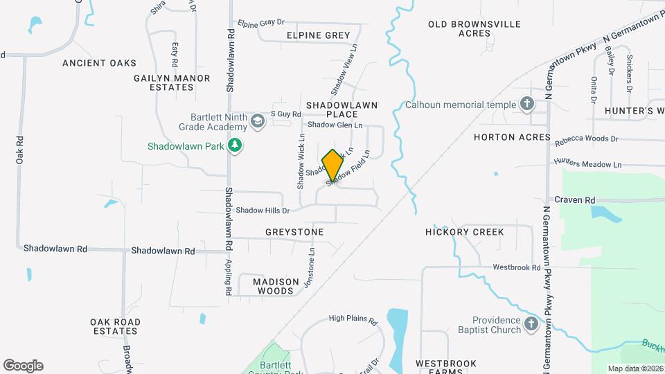 7699 Shadow Bend Ln Map and Location Details