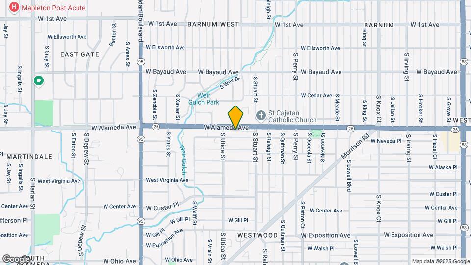4439 W Nevada Pl Map and Location Details
