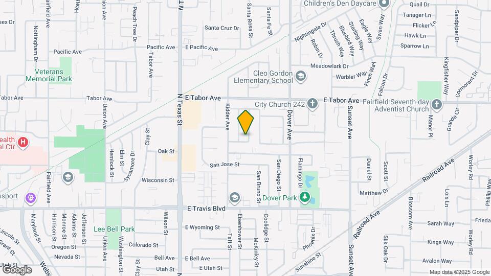 1839 San Benito St Map and Location Details