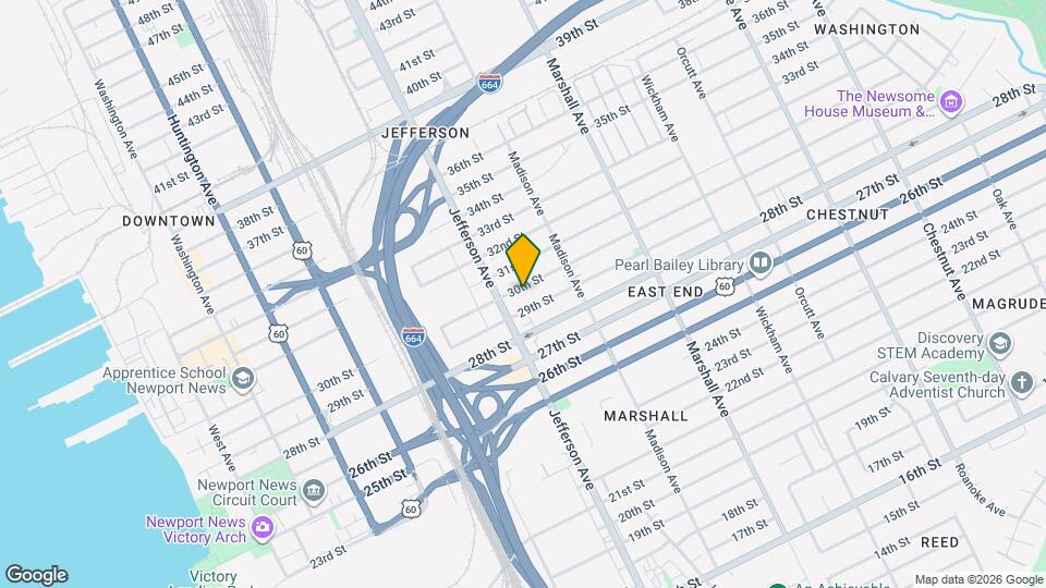 620 30th St Map and Location Details