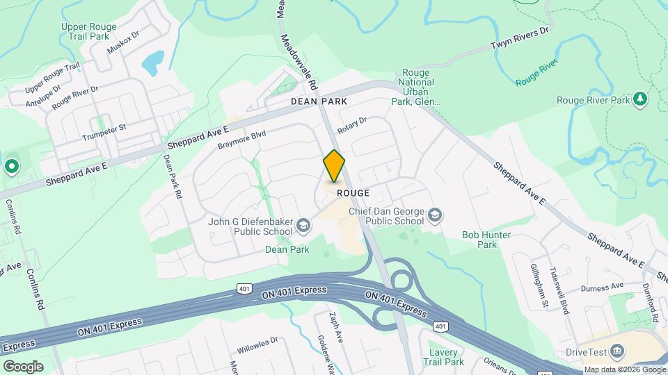 Robin Hood Map and Location Details