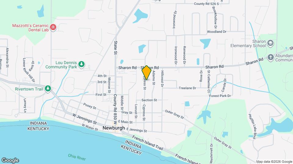 613 Cypress St Map and Location Details