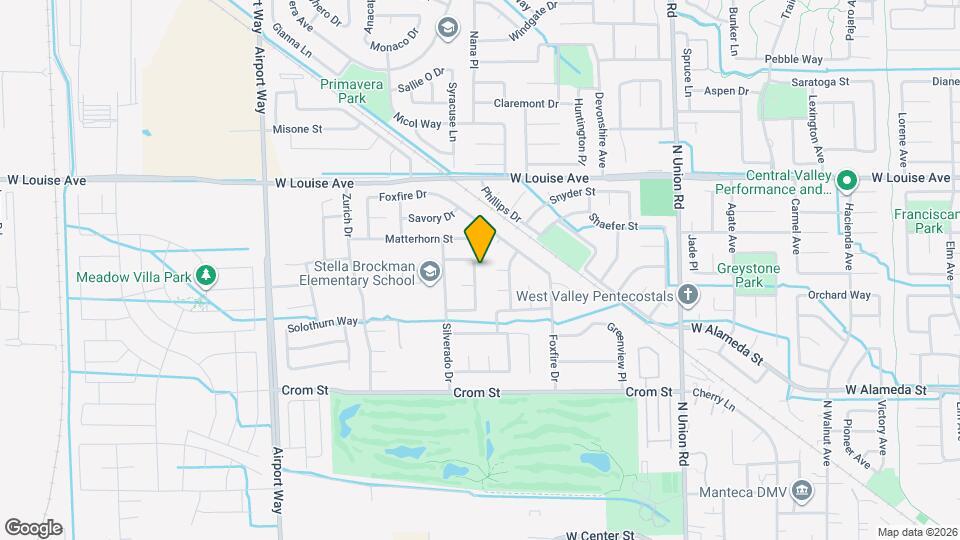 832 Monte Rosa Ln Map and Location Details
