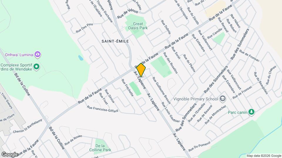 1601 Lapierre Av Map and Location Details