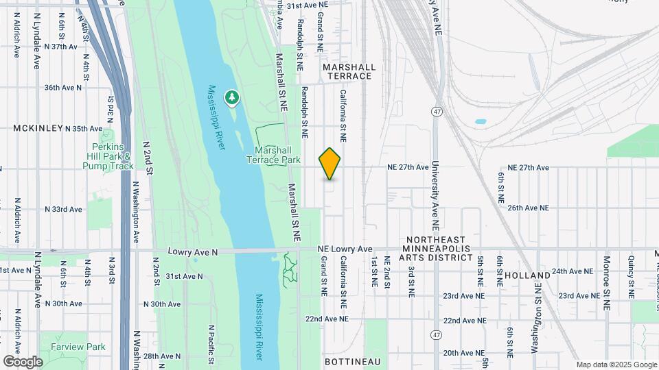 2633 Grand St NE, Unit 2 Map and Location Details