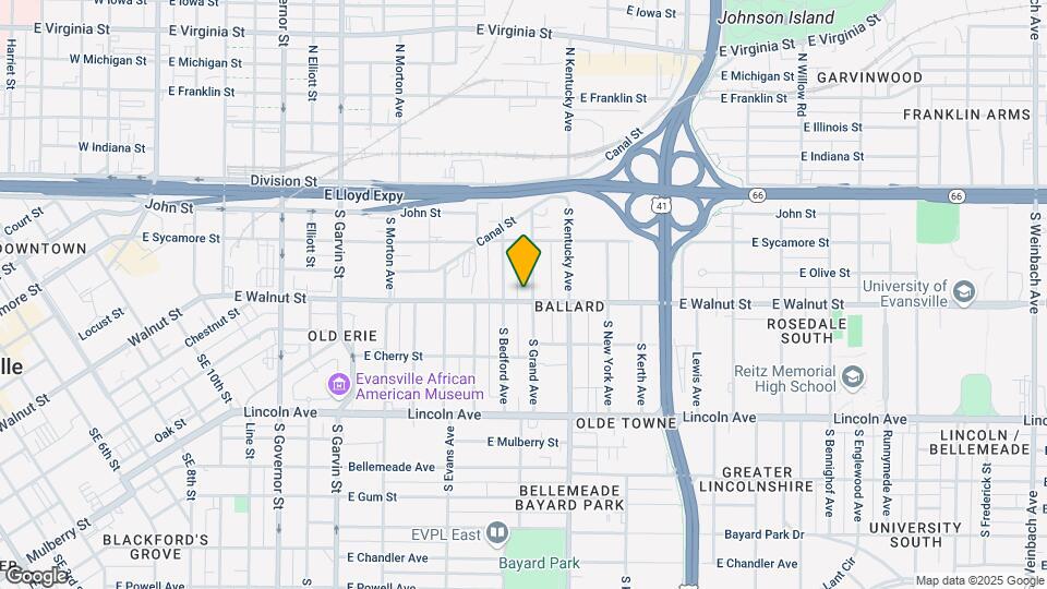 317 S Grand Ave Map and Location Details