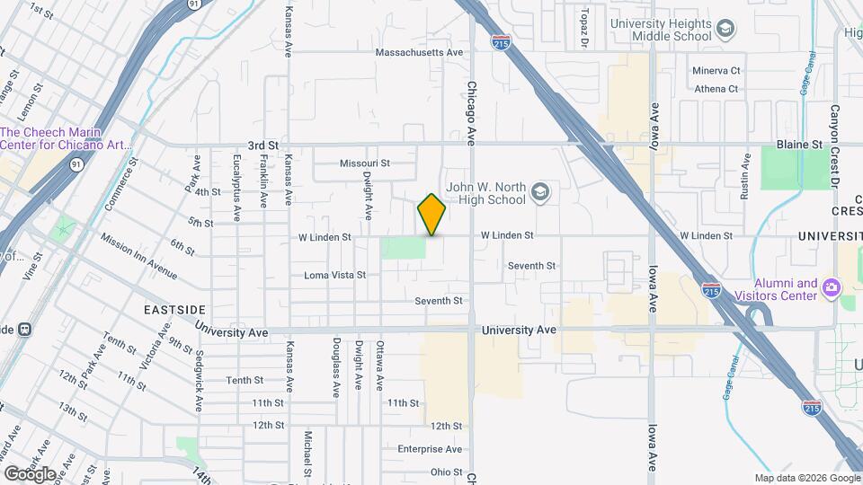 1790 W Linden St Map and Location Details