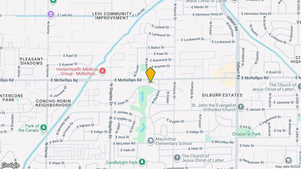 1935 N Lazona Dr Mapa y Detalles de la Ubicación