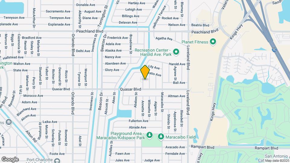 1234 Alward St Mapa y Detalles de la Ubicación