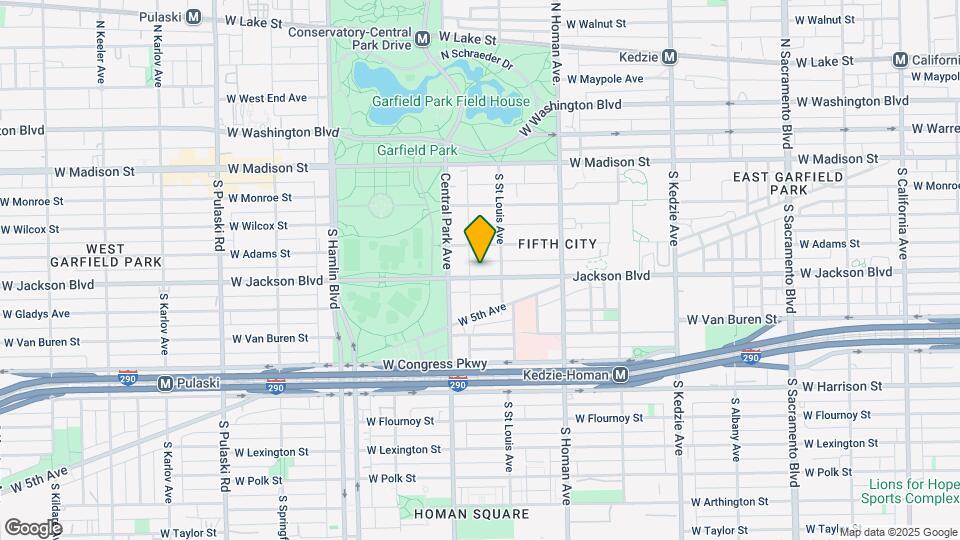 3522 W Jackson Blvd Map and Location Details