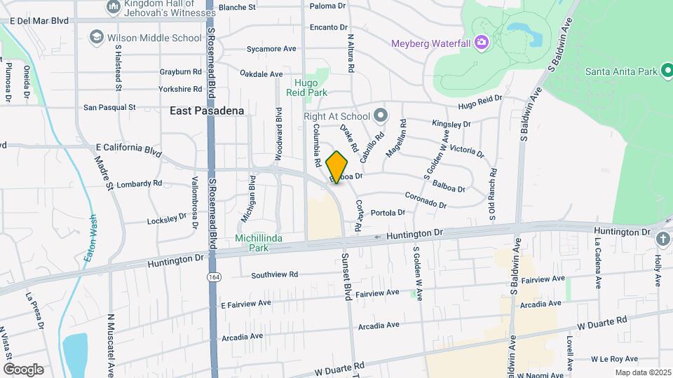 614 Sunset Blvd Mapa y Detalles de la Ubicación