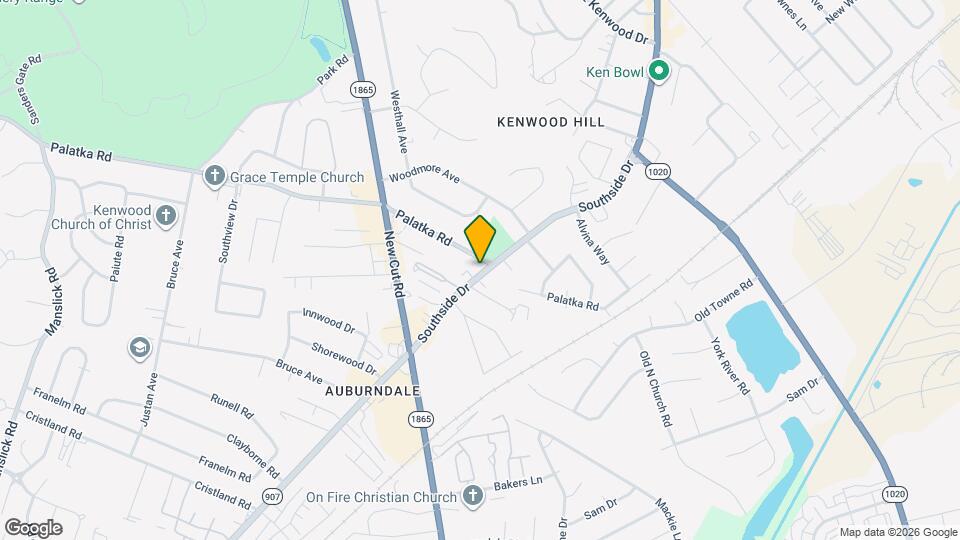 Auburndale Place Mapa y Detalles de la Ubicación