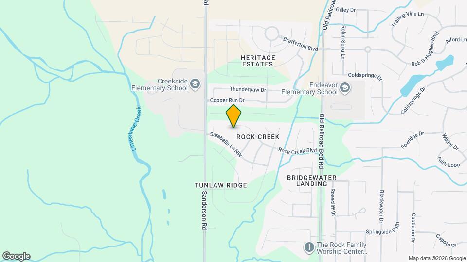 15837 Flat Rock Ct NW Map and Location Details