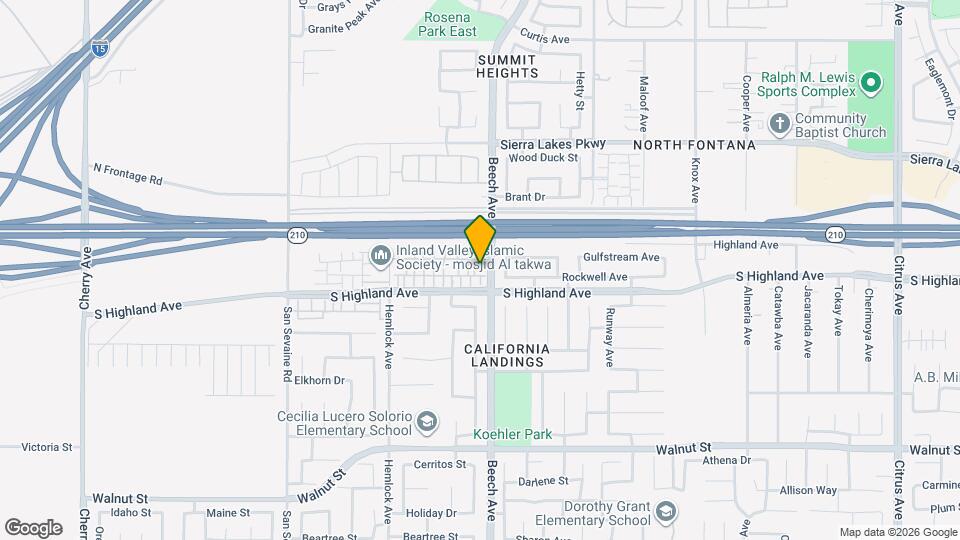 15279 Horizon St Map and Location Details