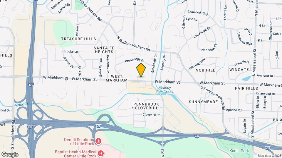 9010 W Markham St Map and Location Details