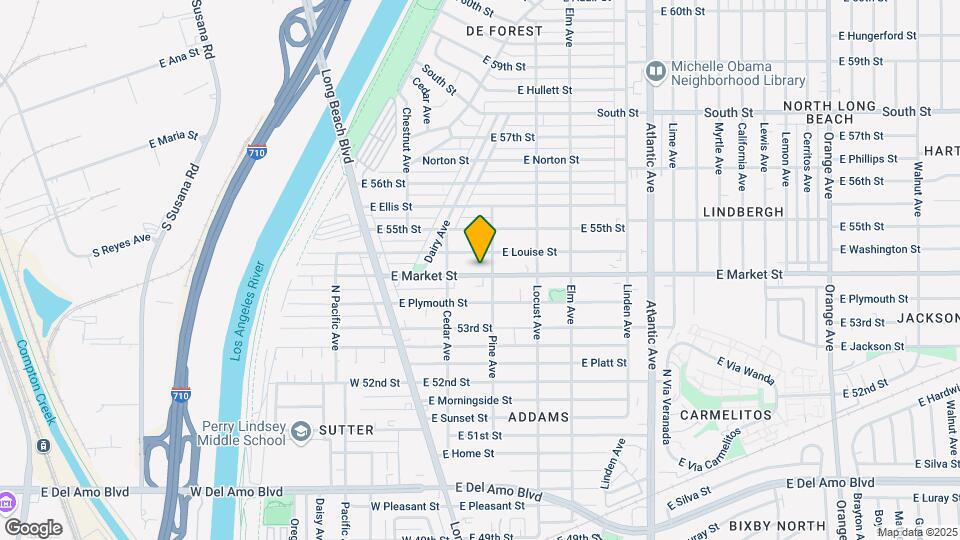 165 E Market St Map and Location Details