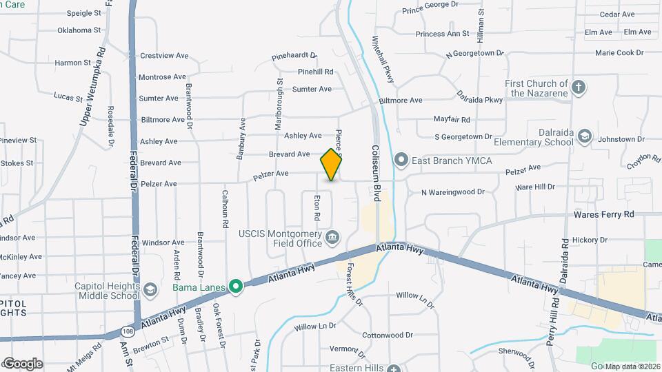 186 E Salem Dr Map and Location Details