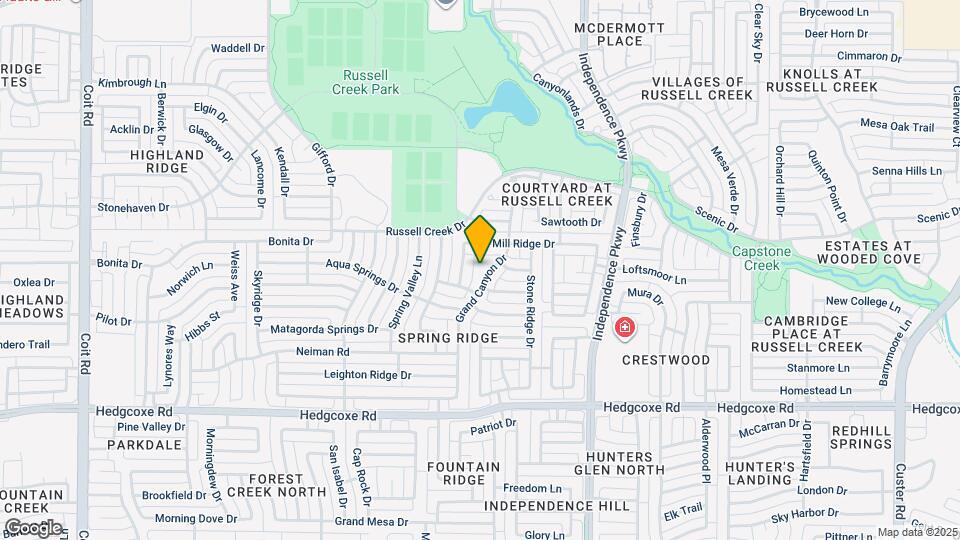 8221 Grand Canyon Dr Map and Location Details