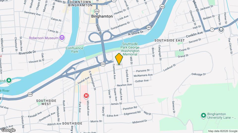 1249 Vestal Ave Map and Location Details