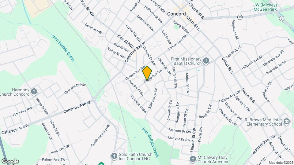 247 Young Ave SW Map and Location Details