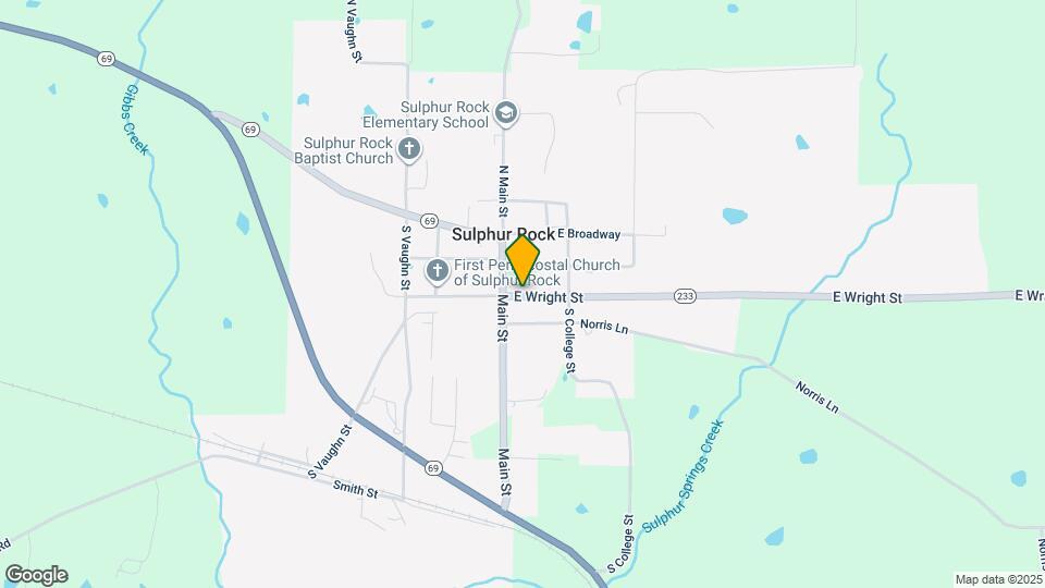 302 S Cemetary St Map and Location Details