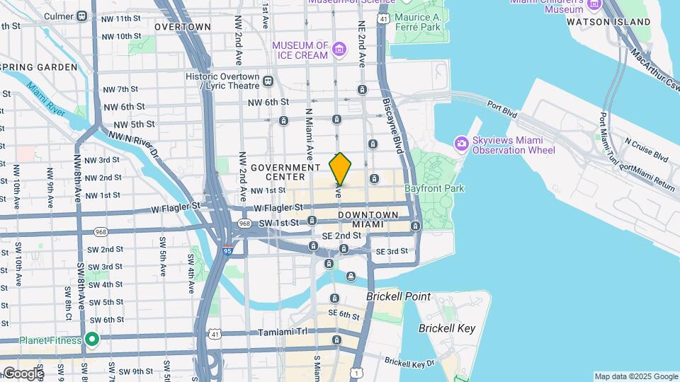 121 NE 34th St, Unit 2914 Map and Location Details