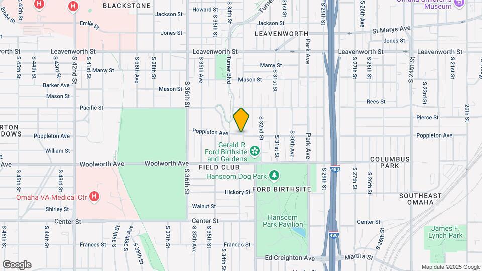 3303 Poppleton Ave Map and Location Details