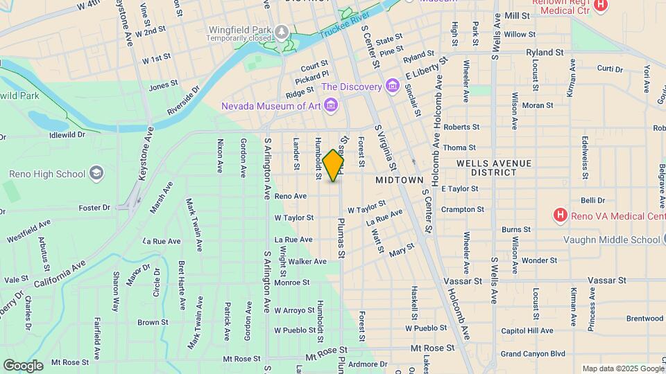 731 Plumas St Map and Location Details