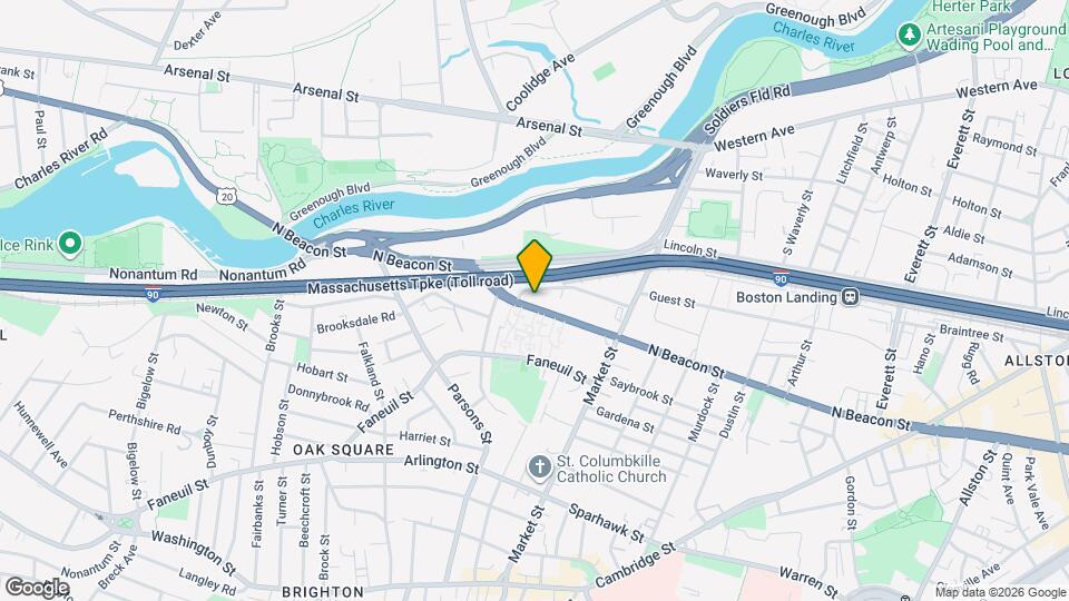 263 North Beacon St, Unit 1 Mapa y Detalles de la Ubicación