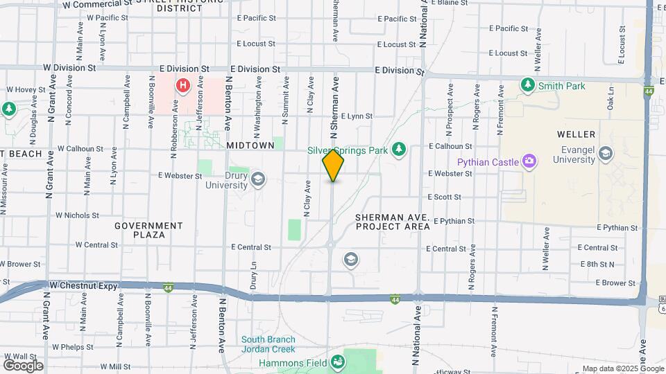 1138 N Sherman Ave Map and Location Details