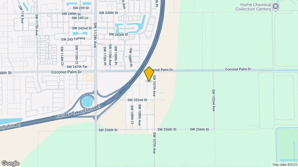 24985 SW 107th Ct Map and Location Details