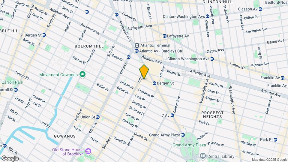 446 Bergen St Map and Location Details