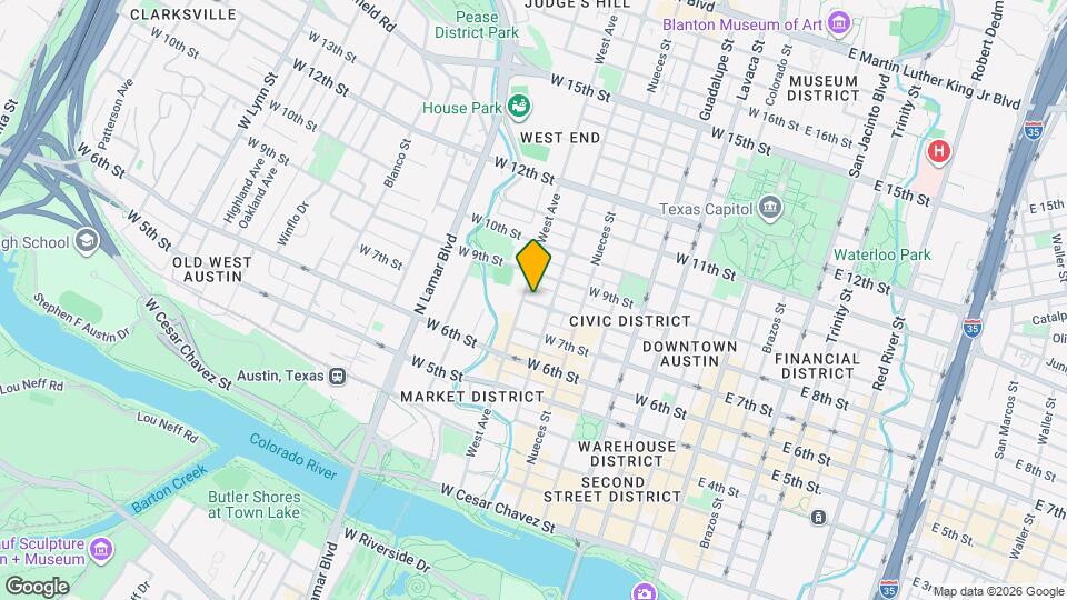 708 W 8th St Map and Location Details