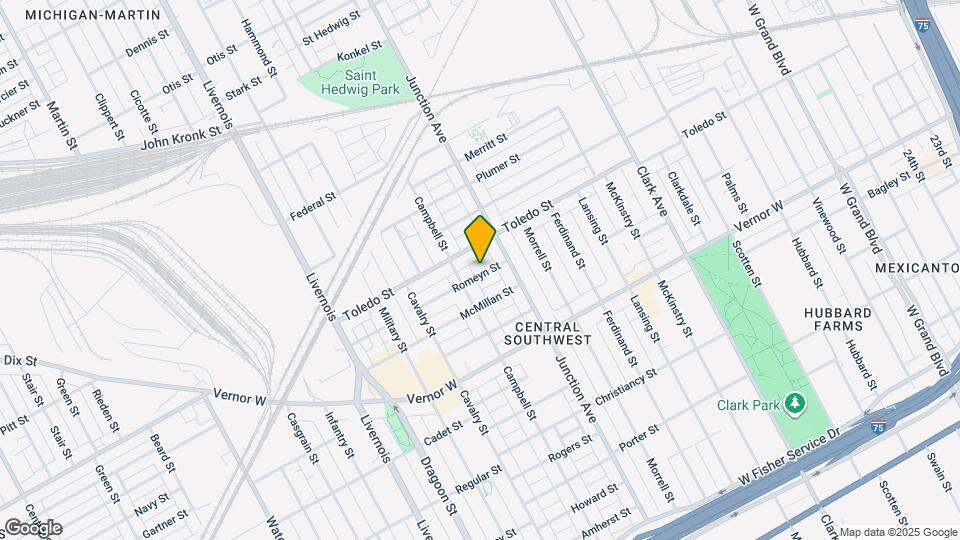 5660 Romeyn St Map and Location Details