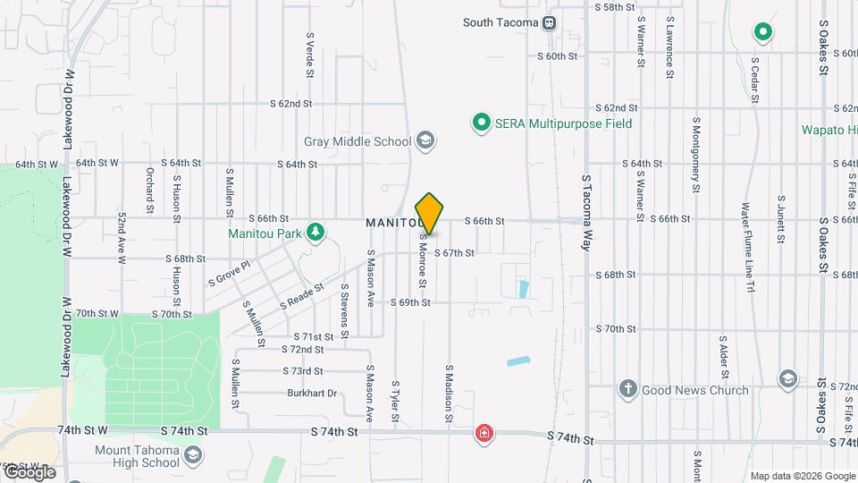 6617 S Monroe St Map and Location Details