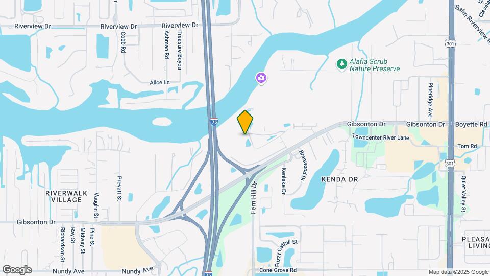 Alafia River RV Resort Map and Location Details