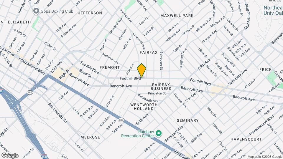 5205 Foothill Blvd Map and Location Details