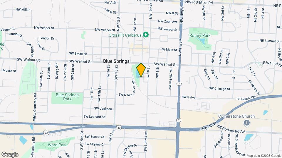 405 SW 11th St Map and Location Details