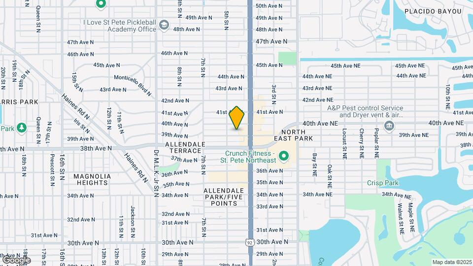 455 39th Ave N, Unit #1 Map and Location Details