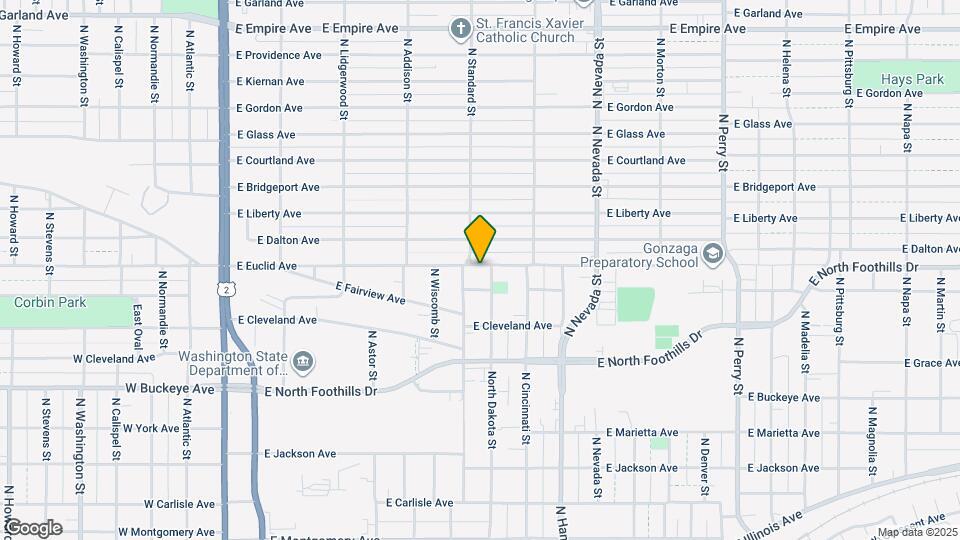 620 E Euclid Ave Map and Location Details