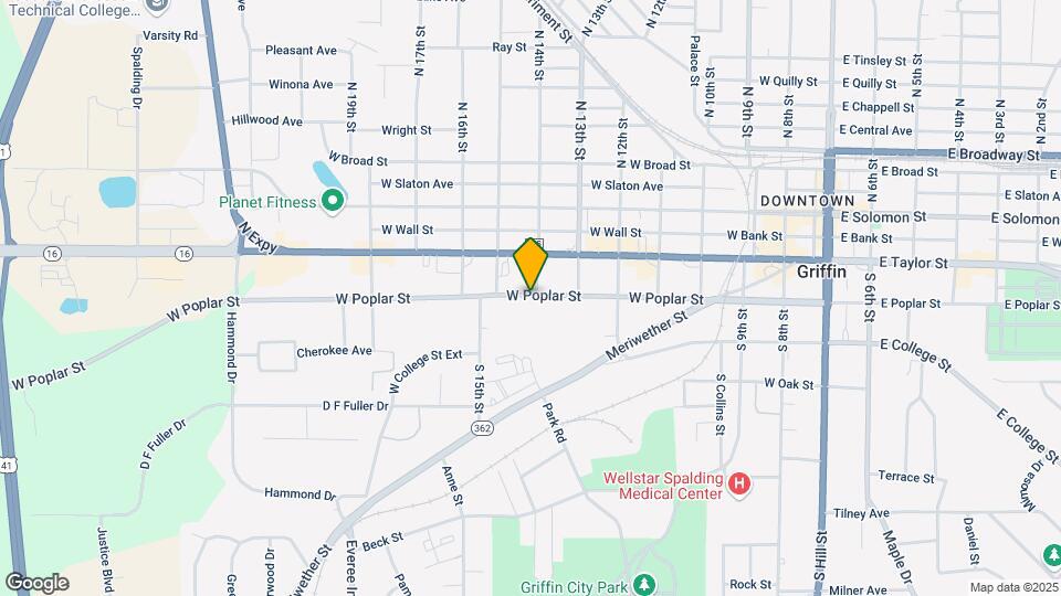 804 W Poplar St Map and Location Details