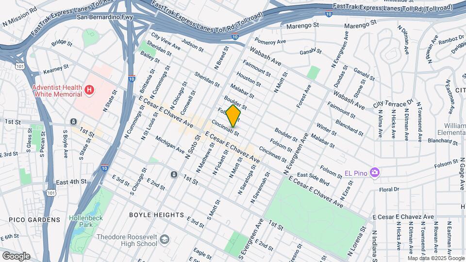 2509 Cincinnati St Map and Location Details