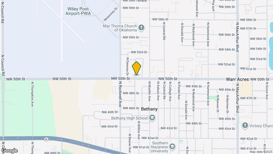 6823 NW 50th St Map and Location Details