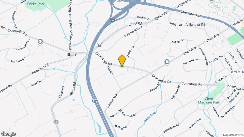 662 Conestoga Rd Map and Location Details